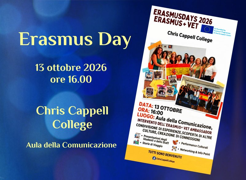 ERASMUS DAY al Chris Cappell College